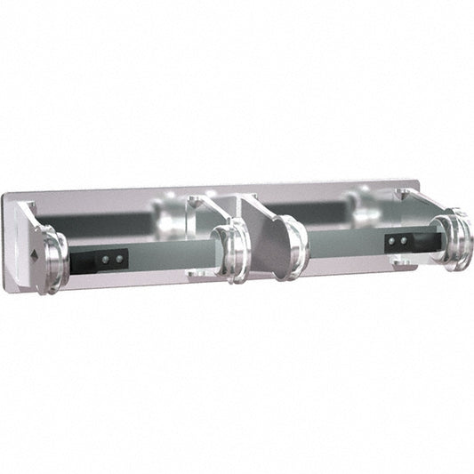 ASI-American Specialties, Inc. 0715 Standard Double Roll Stainless Steel Toilet Tissue Dispenser