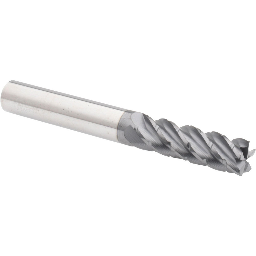 Accupro 95169733 Corner Radius End Mill 1/2" Dia, 1-5/8" LOC, 38 deg Helix, Corner Radius End, Centercutting Series HS