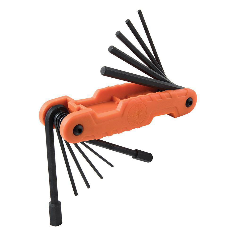 Klein Tools 70550 Hex Key Sets Tool Type Hex Key  Handle Type Ergonomic  Measurement Type Imperial  Hex Size 1/2 in 1/4 in 1/8 in 3/16 in 3/32 in 3/8 in 5/16 in 5/32 in 7/32 in 7/64 in 9/64 in  Hex Size Range (Inch) 3/32 - 1/2  Container Type Carded