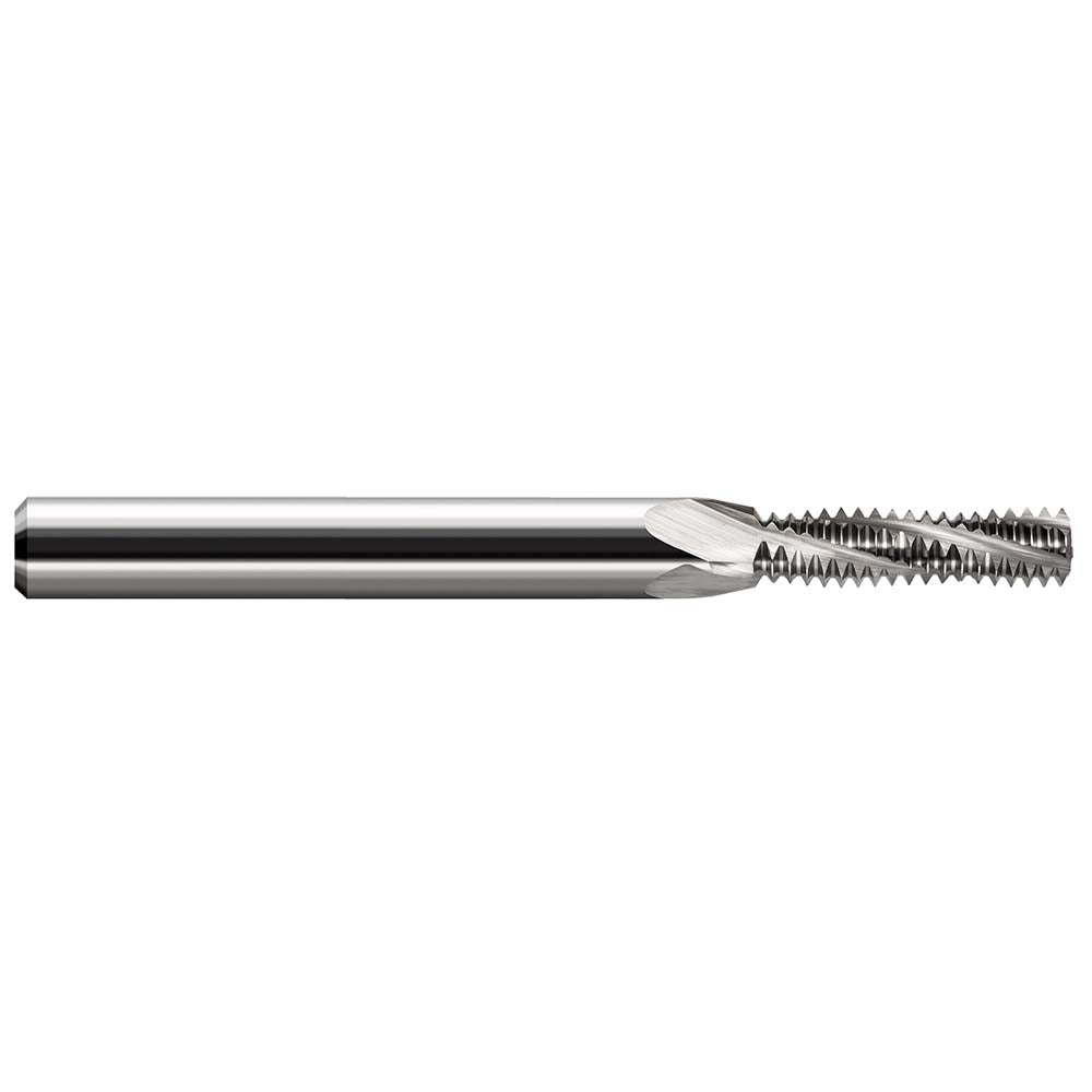 Harvey Tool 987136 Helical Flute Thread Mill #10-32, Internal, 3 Flute, 0.1875" Shank Dia, Solid Carbide