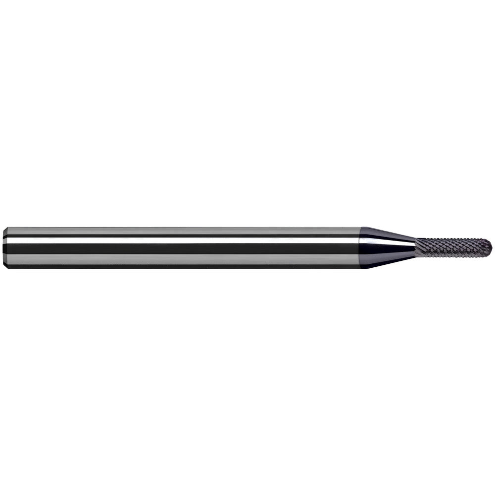 Harvey Tool 892131 Abrasive Burr SD, 1/32" Cut Dia, Ball Nose Cylinder, Double Cut