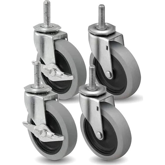 Linco CWL-0010622 Stem Casters Stem Type Threaded Stem  Swivel Yes  Wheel Diameter 3  Wheel Material Thermoplastic Rubber  Bearing Type Plain Bore  Construction Swivel - Heavy Gauge Steel