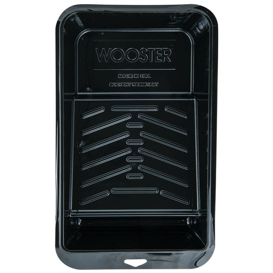 Wooster Brush BR403-6 1/2 Paint Trays & Liners Type Mini Roller Tray Paint Liner  Product Type Mini Roller Tray  Paint Roller Compatibility (Inch) 6-1/2  Material Recycled Plastic  Capacity (Qt.) 1qt  Capacity (Gal.) 1qt