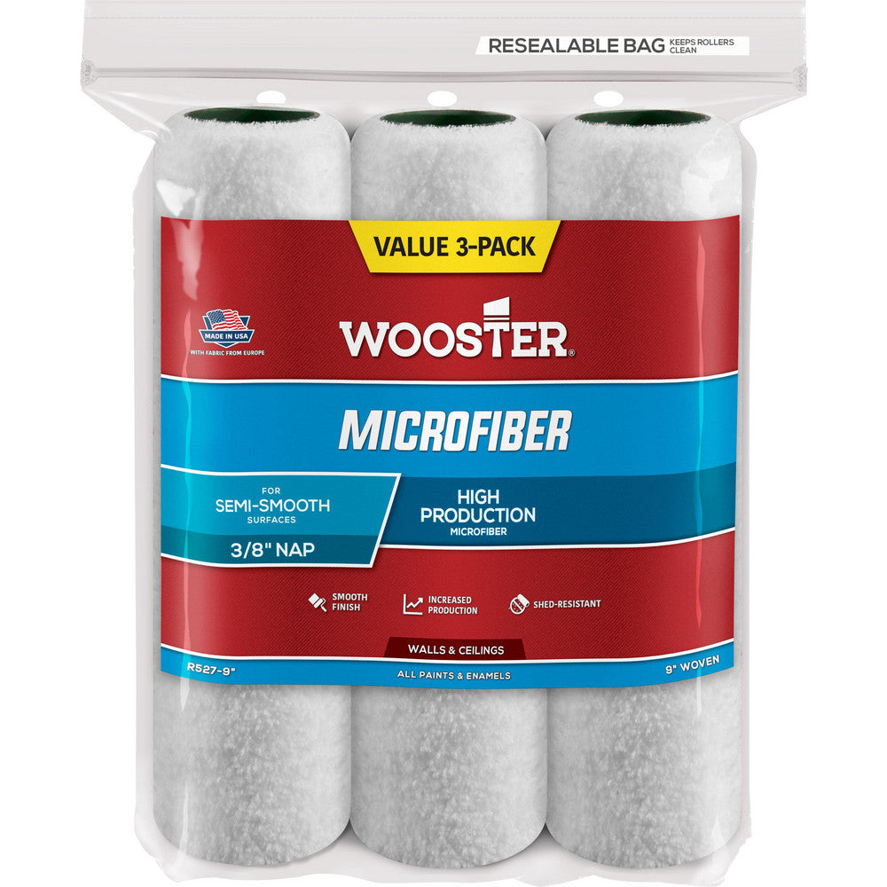 Wooster Brush R527-9 Paint Roller Cover 3/8" Nap, 9" Wide