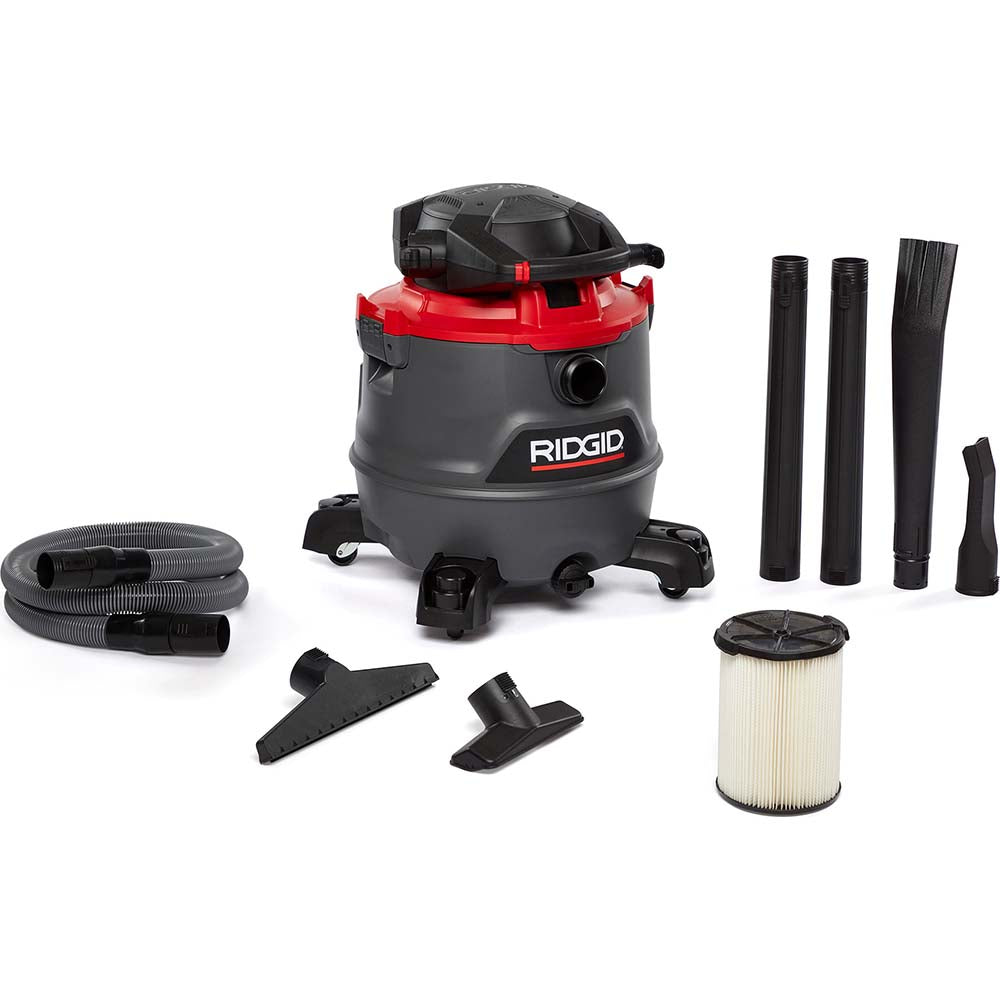 Ridgid 62723 Wet/Dry Vacuum Electric, 16.0 gal, 6.5 hp, 12 Amp