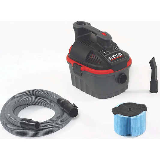 Ridgid 50313 Wet/Dry Vacuum Electric, 4.0 gal