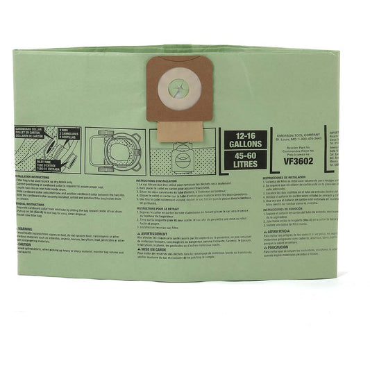 Ridgid 60758 Vacuum Cleaner Bag Filter