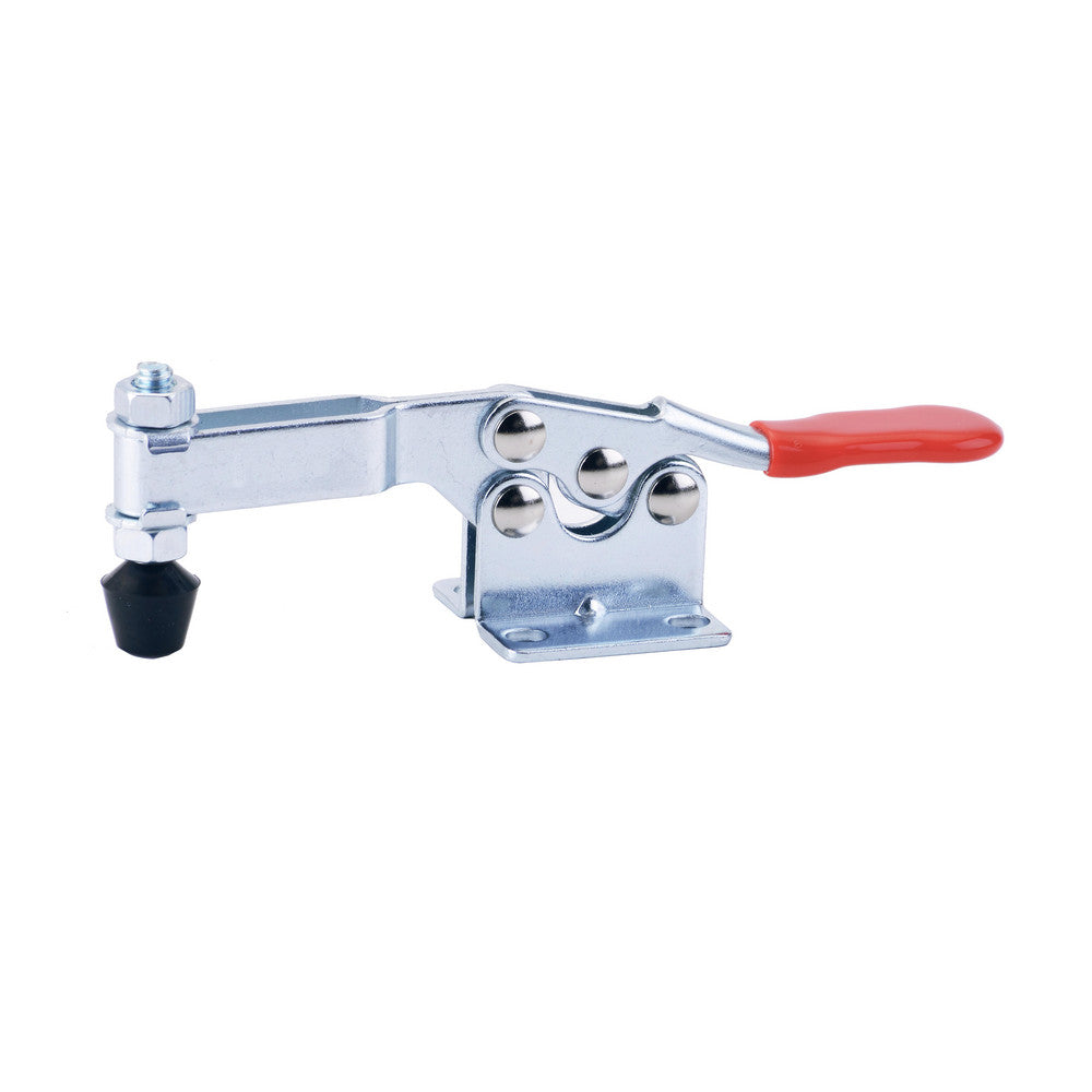 Hertel CH-201-B Manual Hold-Down Toggle Clamp Horizontal, 198 lb Capacity, U-Bar, Flanged Base