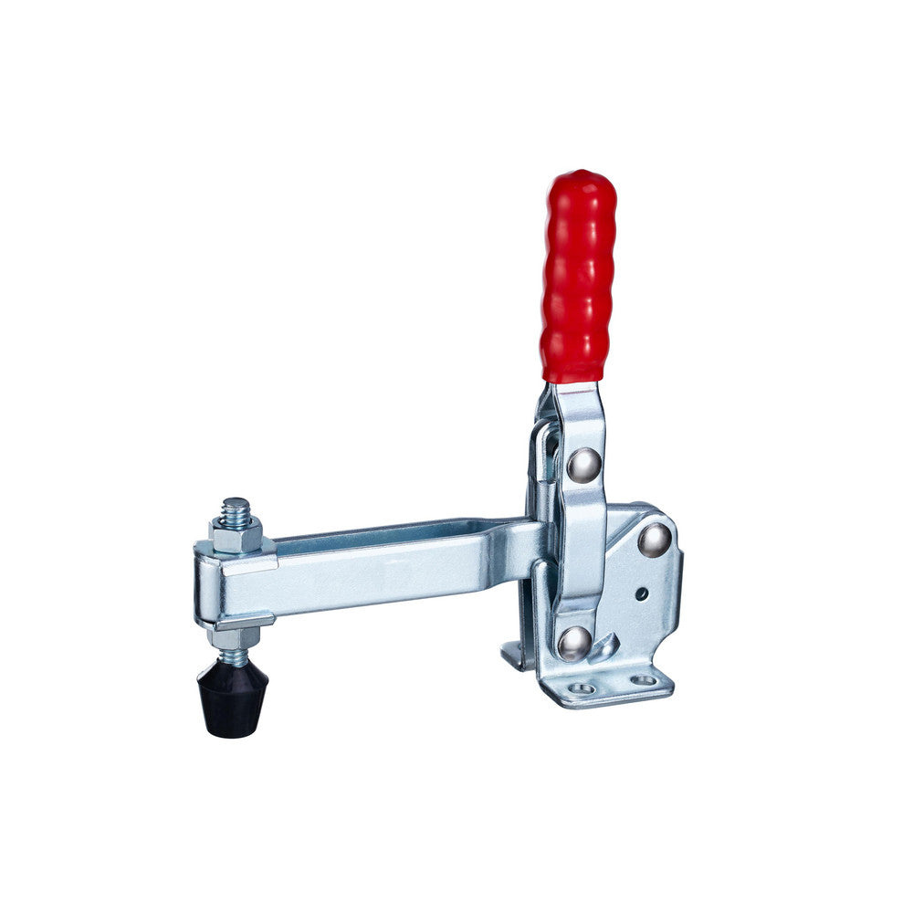 Hertel CH-12132 Manual Hold-Down Toggle Clamp Vertical, 500 lb Capacity, U-Bar, Flanged Base