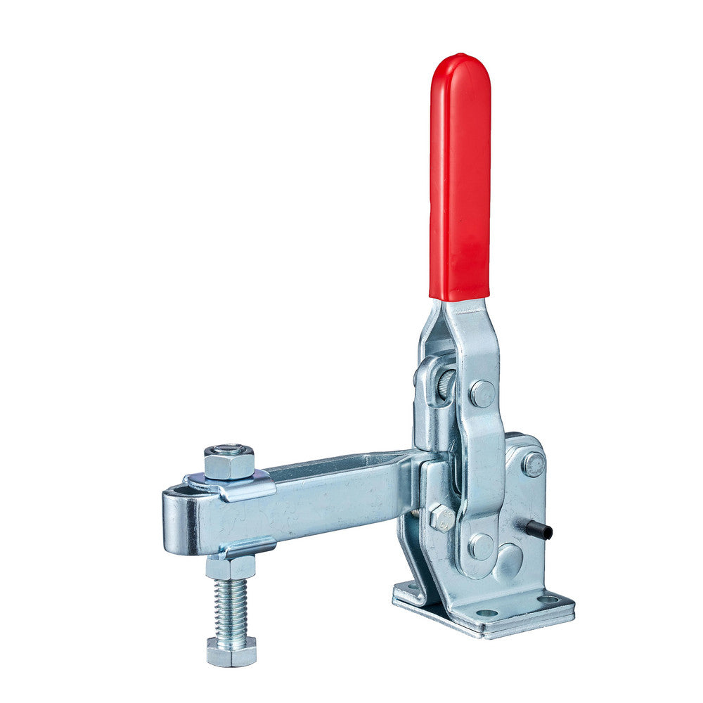 Hertel CH-10247 Manual Hold-Down Toggle Clamp Vertical, 992 lb Capacity, U-Bar, Flanged Base