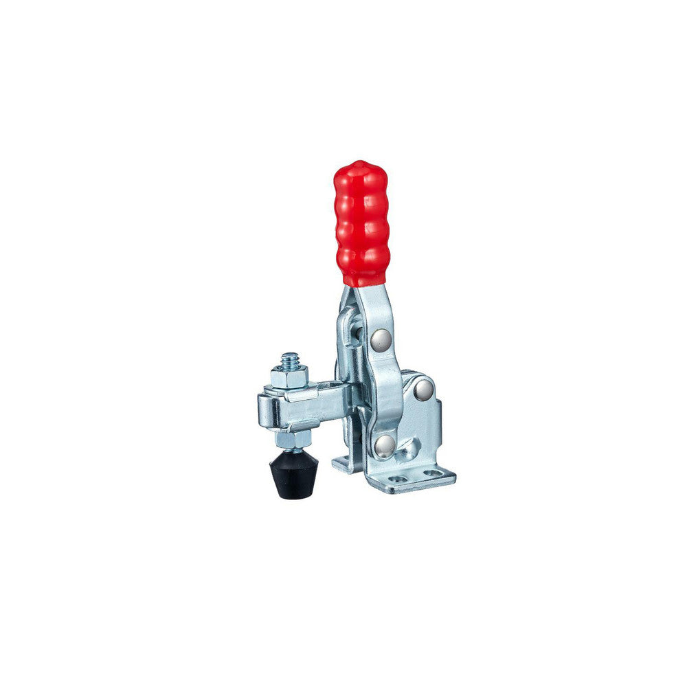 Hertel CH-12050-U Manual Hold-Down Toggle Clamp Vertical, 200 lb Capacity, U-Bar, Flanged Base