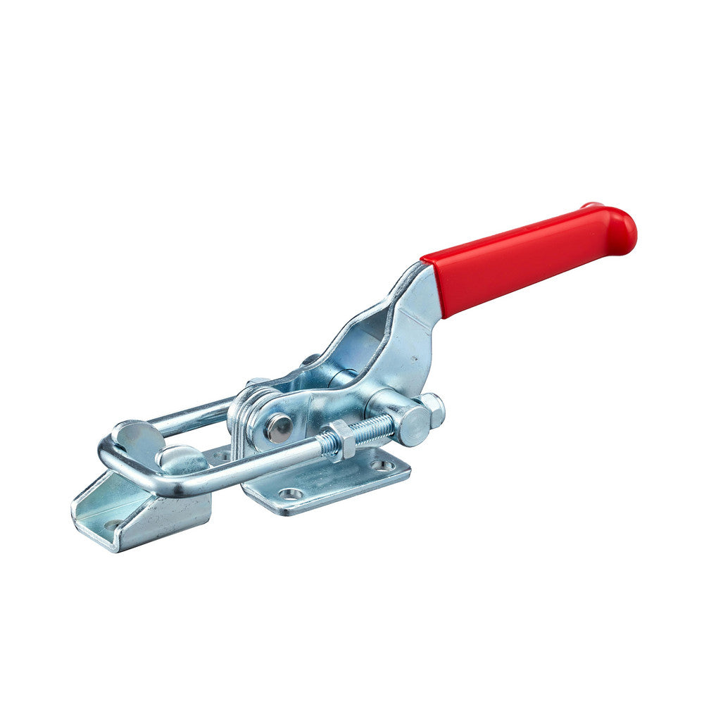 Hertel CH-40341 Pull-Action Latch Clamp Horizontal, 1,984 lb, U-Hook, Flanged Base