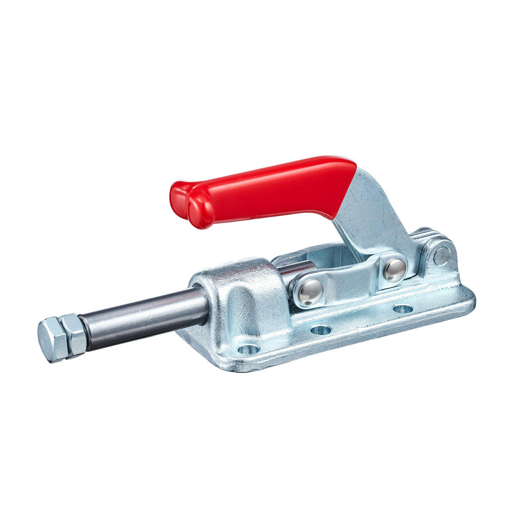 Hertel CH-36330 Standard Straight Line Action Clamp 2,500 lb Load Capacity, 1.9685" Plunger Travel, Flanged Base, Steel