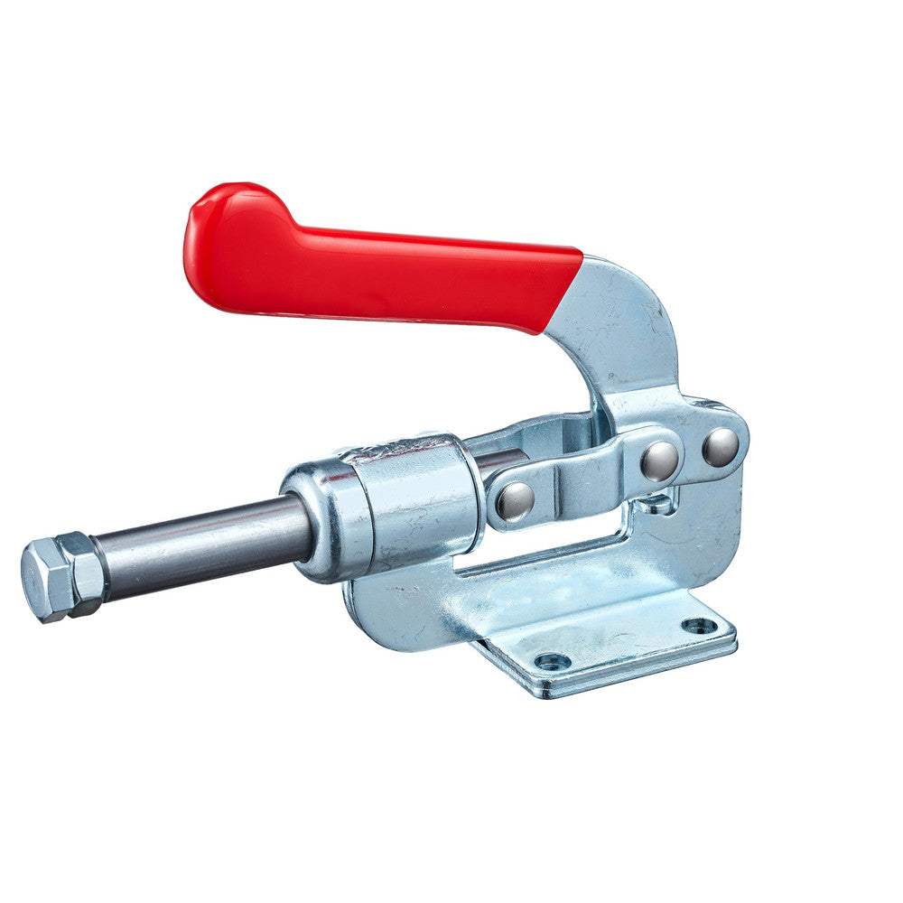 Hertel CH-36010 Standard Straight Line Action Clamp 800 lb Load Capacity, 1.6063" Plunger Travel, Flanged Base, Steel