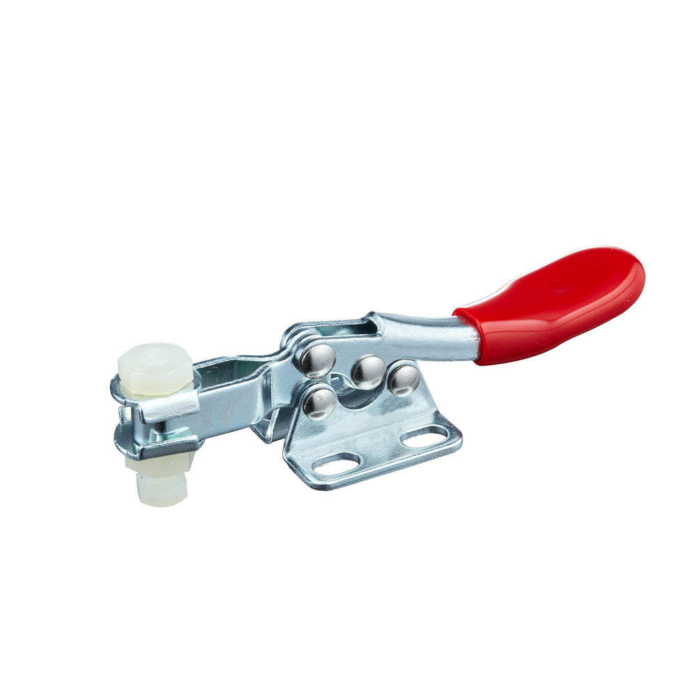Hertel CH-201 Manual Hold-Down Toggle Clamp Horizontal, 60 lb Capacity, U-Bar, Flanged Base