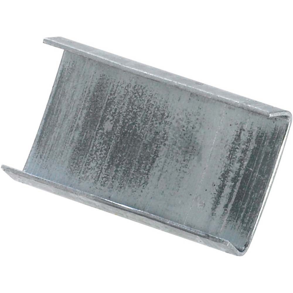 Value Collection SS58OPEN Steel Strapping Seals, Open/Snap On Regular Duty, 5/8", Silver, 5000/Case