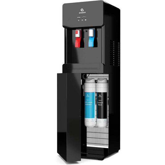 Avalon A7BOTTLELESSBLK Water Dispensers Type Bottleless, Self Cleaning Style Freestanding Wattage 420 Voltage 110-120 V Hot Water Temperature 185 Cold Water Temperature 39 Voltage 110-120 V Capacity 1500 1500 ml Amperage Rating 6 A Style Freestanding Type