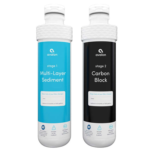 Avalon AVALONFILTER 2 Stage Water  filter Water Dispensers Type Bottleless Coolers Style Avalon Branded Wattage 0 Voltage 0 Hot Water Temperature 185 Cold Water Temperature 39 Voltage 0 Capacity 1500 1500 ml Style Avalon Branded Type Bottleless Coolers