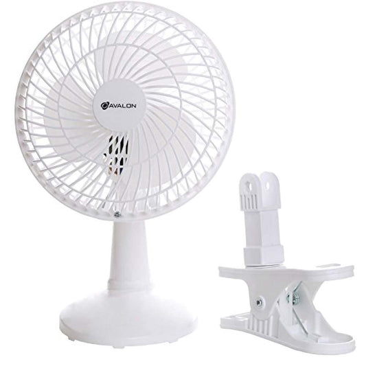 Genesis A1CLIPFANWHITE 6" Blade, 307 Max CFM, Clip Fan
