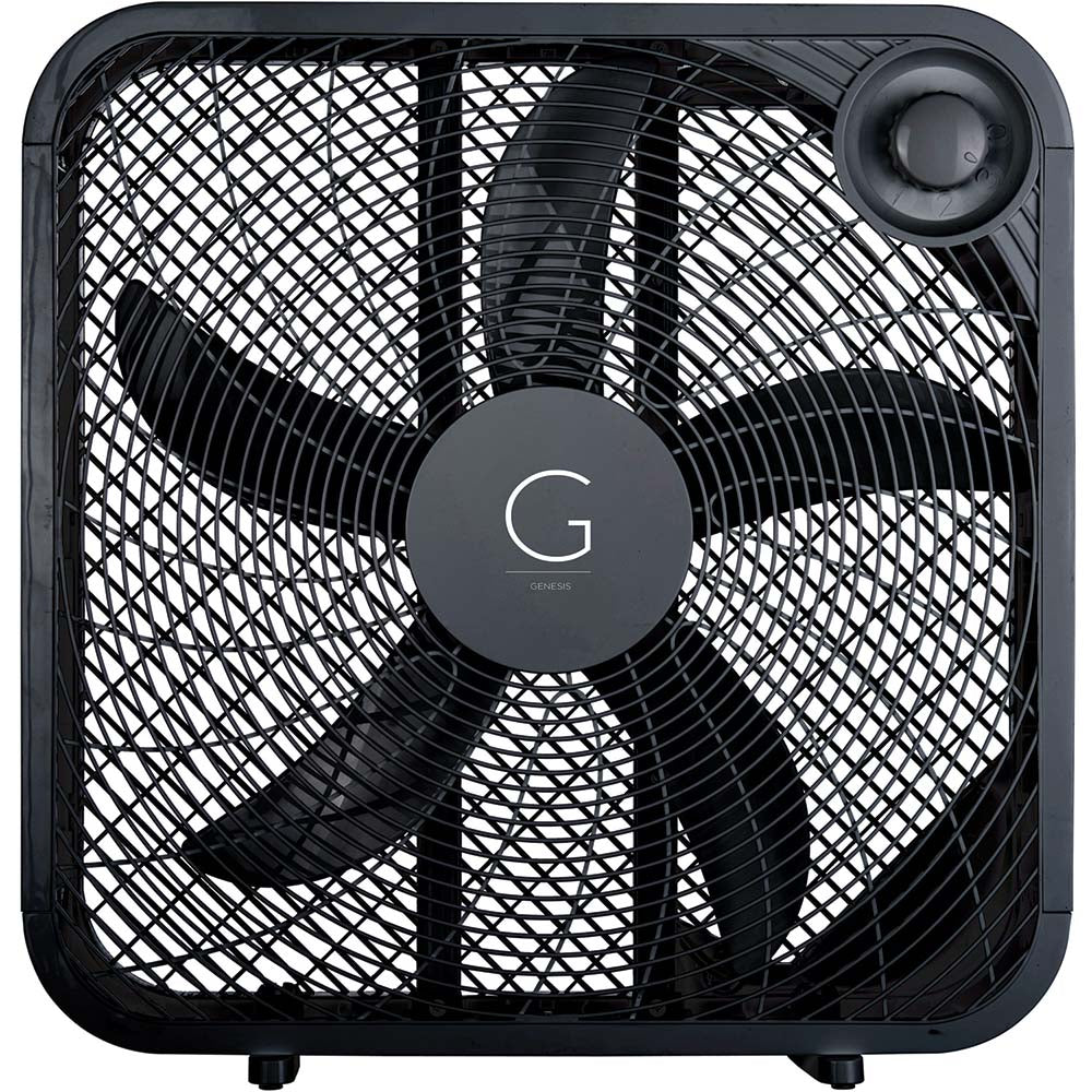 Genesis G20BOX-BLK 20" Blade, 2,330 Max CFM, Box Fan
