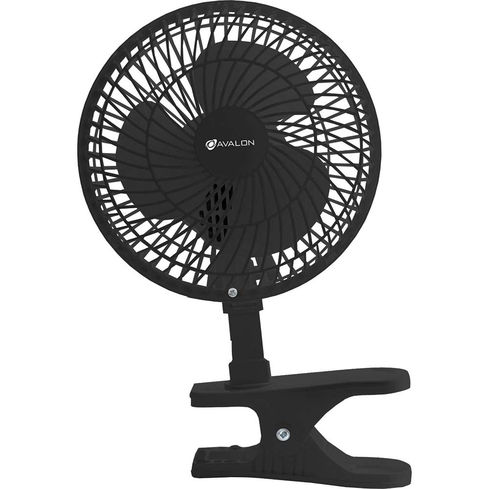 Genesis A1CLIPFANBLACK 6" Blade, 307 Max CFM, Clip Fan