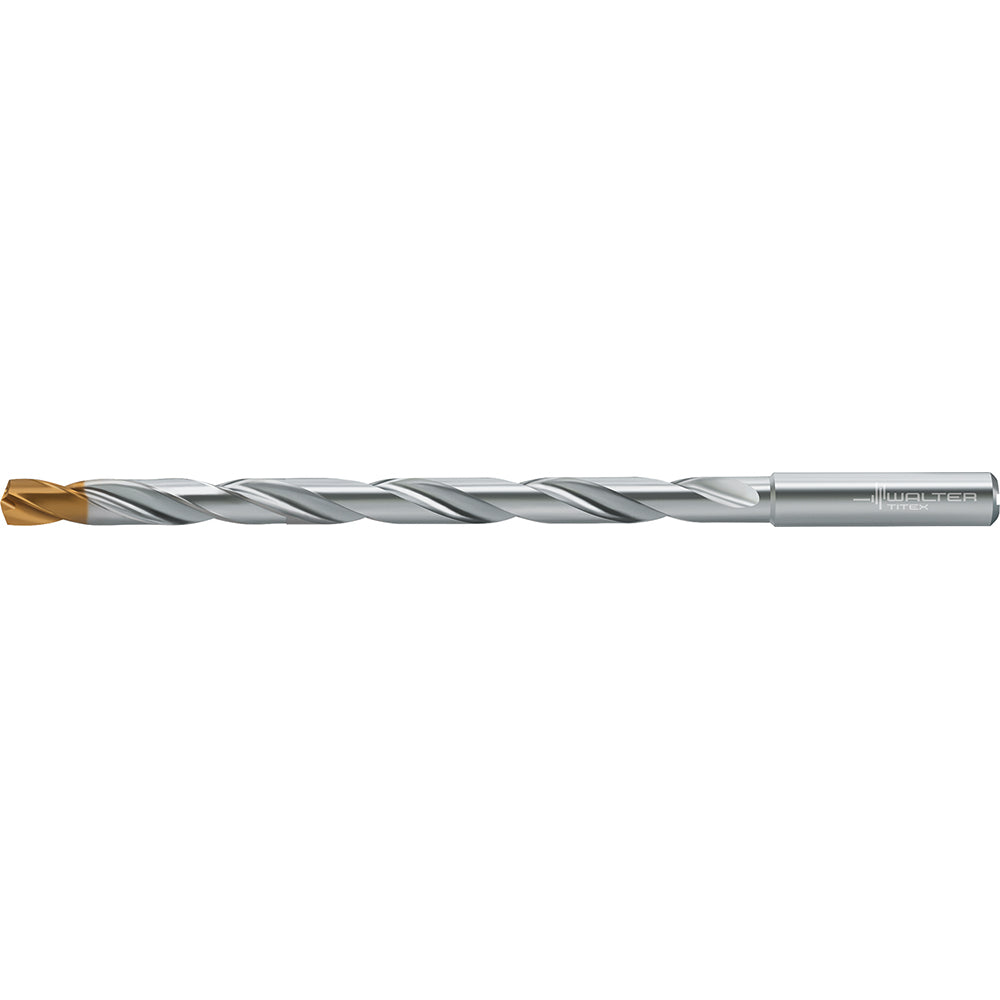 Walter-Titex 7378825 Taper Length Drill Bit Series A6585TFT, 5 mm Dia, 140 &deg Point, Solid Carbide