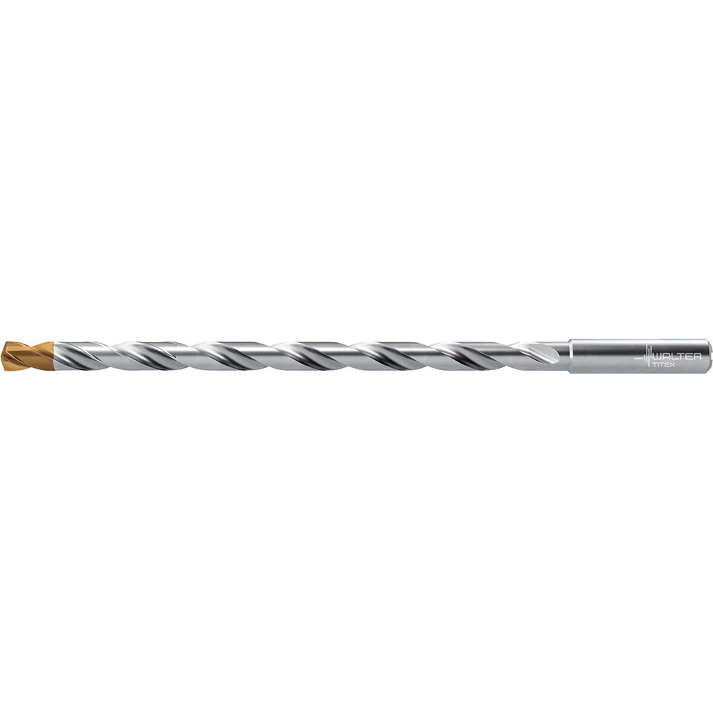 Walter-Titex 7684215 Extra Length Drill Bit 1/8" Dia, 140 &deg Point, Solid Carbide