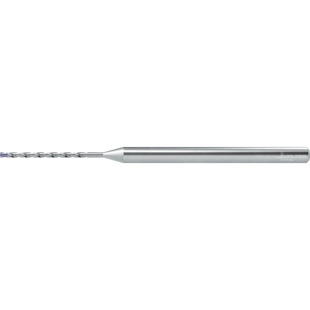 Walter-Titex 7577917 Micro Drill Bit 0.0610" Dia, 140 deg, Solid Carbide