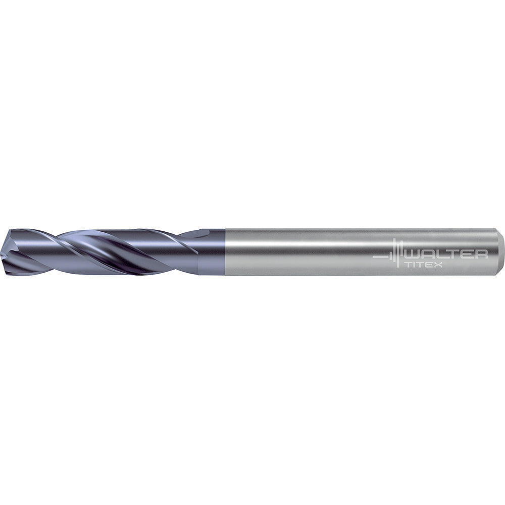 Walter-Titex 7781109 Screw Machine Length Drill Bit 1.82 mm (0.0717) Dia, 140 deg, Solid Carbide