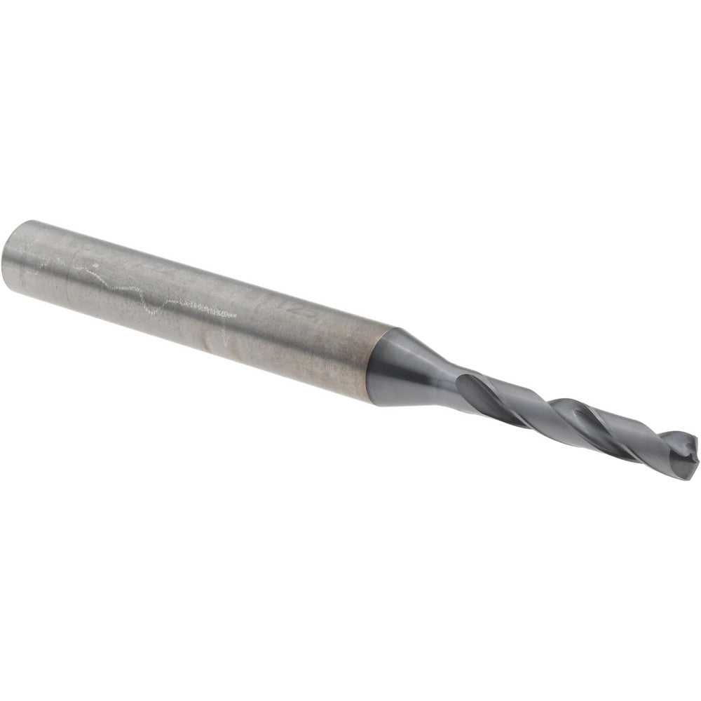 Kennametal 6781125 Screw Machine Length Drill Bit #30 (0.1285) Dia, 140 deg, Solid Carbide