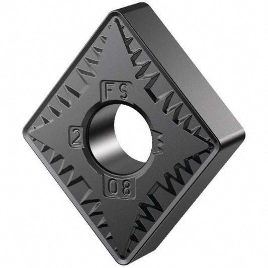 Kennametal 6756003 Turning Insert CNGG431FS KCS10B, Solid Carbide