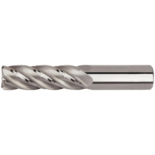 Kennametal 6754900 Corner Radius End Mill 3/8" Dia, 1-1/8" LOC, 0.015" Radius, 5 Flutes, Solid Carbide
