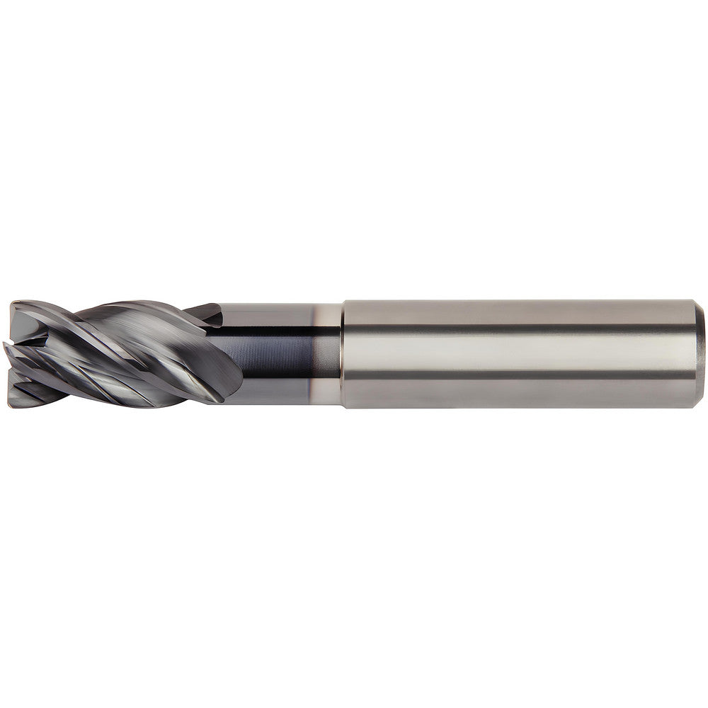 Kennametal 6767788 Corner Radius End Mill 1/4" Dia, 3/8" LOC, 0.06" Radius, 4 Flutes, Solid Carbide