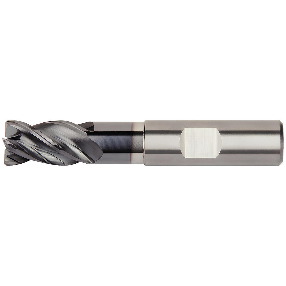 Kennametal 6767854 Corner Radius End Mill 1/2" Dia, 5/8" LOC, 0.03" Radius, 4 Flutes, Solid Carbide
