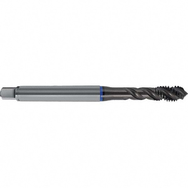 Guhring 9046260080000 Spiral Flute Tap M8 x 1.25, Metric, 3 Flute, Semi-Bottoming, 7GX Class of Fit, HSS-E, TiAlN Finish