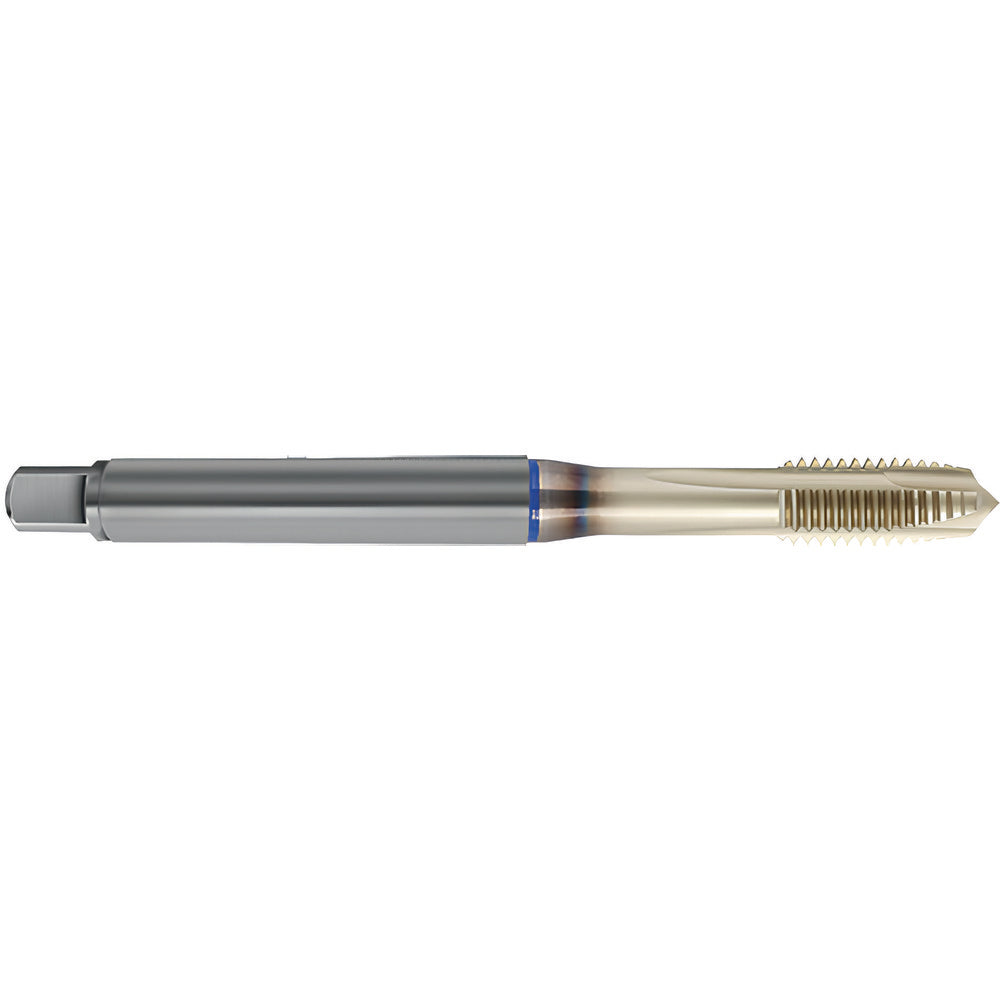 Guhring 9046390080000 Spiral Point Tap M8x1.25 Metric, 3 Flutes, Plug Chamfer, 7GX Class of Fit, High-Speed Steel-E, Sirius Coated