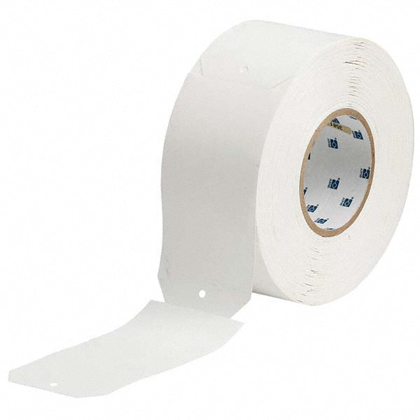 Brady 20499 Label Maker Label White, Polyethylene, 500 per Roll