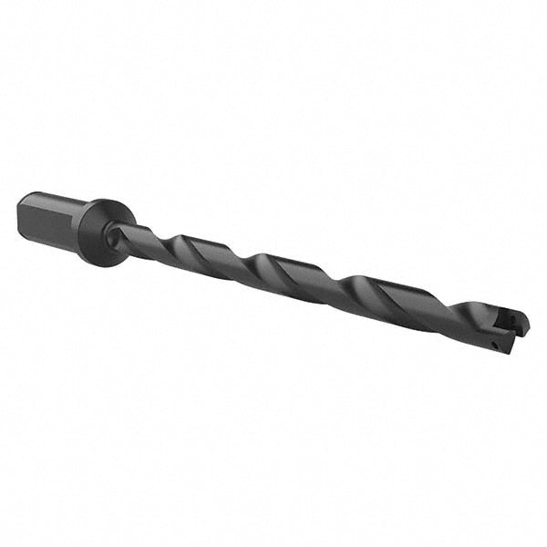 Allied Machine and Engineering 260Z0H-075F Indexable Spade Drill 7/16 to 1/2" Dia, 7-1/16" Max Depth, Helical Flute