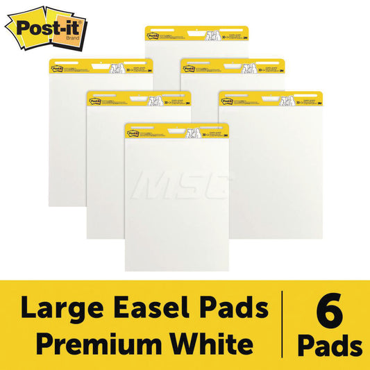 Post-It 7000052624 Easel Pads & Accessories Display/Marking Boards Accessory Type Easel Pads For Use With Easel Stands Detailed Product Description Post-it Super Sticky Easel Pad 559 VAD 6PK, 25 in. x 30 in., White Width (Inch) 25 Color White