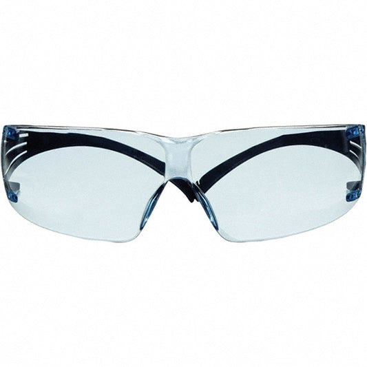3M 7100180046 Safety Glass SecureFit, Blue Lenses, Anti-Fog & Scratch-Resistant, ANSI Z87.1+