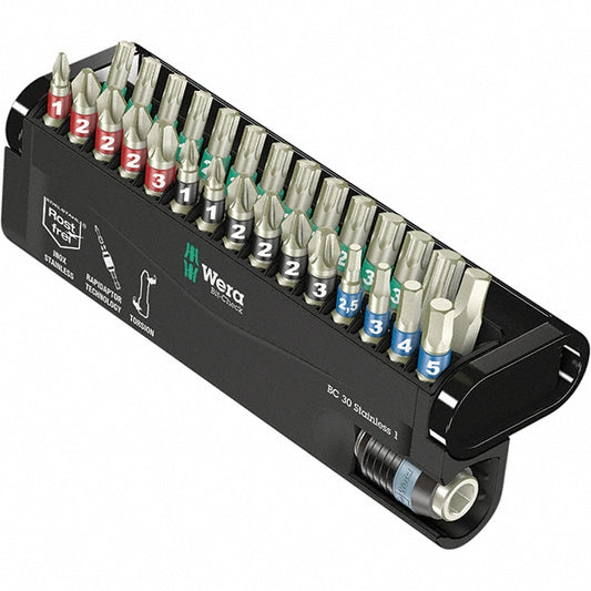 Wera 05071109001 30.0 & 30.0 Piece, Hex, Phillips, Pozidriv & Torx