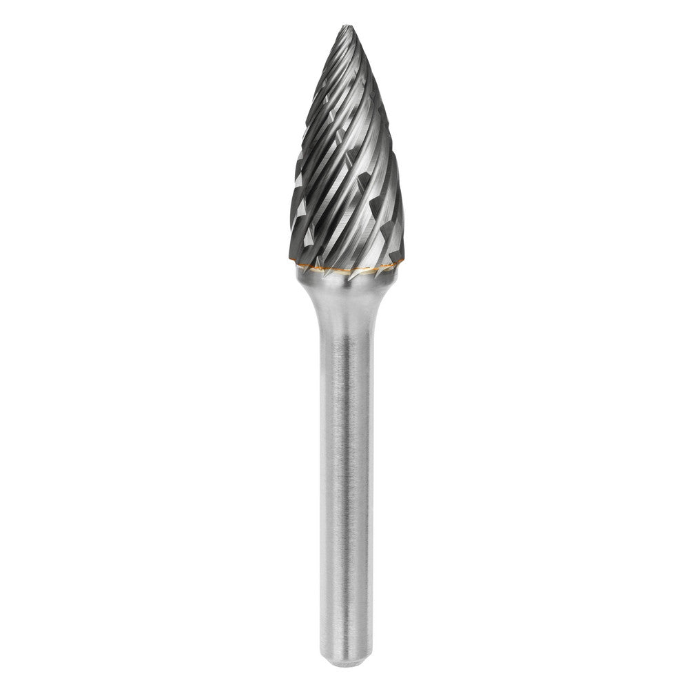 Kyocera SGS Precision Tools 19369 Abrasive Burr SG-5, 1/2" Cut Dia, Tree With Pointed End, Steel Cut