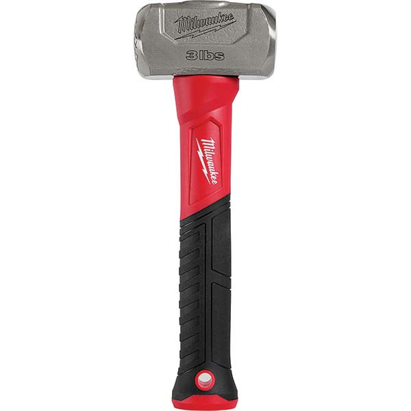 Milwaukee Tool 48-22-9310 Trade Hammers Head Weight (Lb) 3  Head Material Fiberglass  Grip Style Smooth  Features High Strength Fiberglass Handle Smooth Face Ultimate Power And Durability  Handle Material Fiberglass  Length (Inch) 3-3/4
