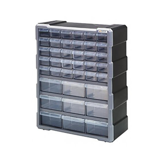 Quantum Storage PDC-39BK Display & Organizer Accessories Type Plastic Drawer Cabinets  Color Black Gray  Material Plastic  Overall Width (Inch) 15  