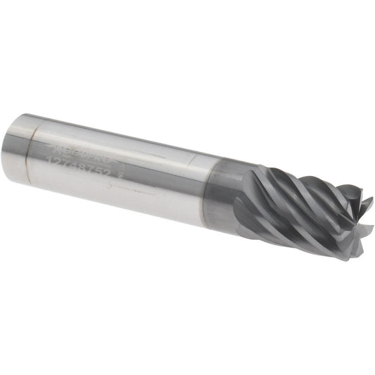 Accupro 95169971 Corner Radius End Mill 3/8" Dia, 1/2" LOC, 38 deg Helix, Corner Radius End,   Series HS