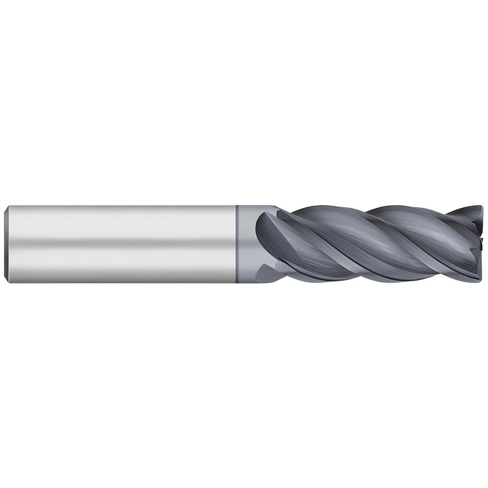Titan USA TC23841 Corner Radius End Mill 1/2" Dia, 1-1/2" LOC, 0.0600" Radius, 4 Flute, Solid Carbide