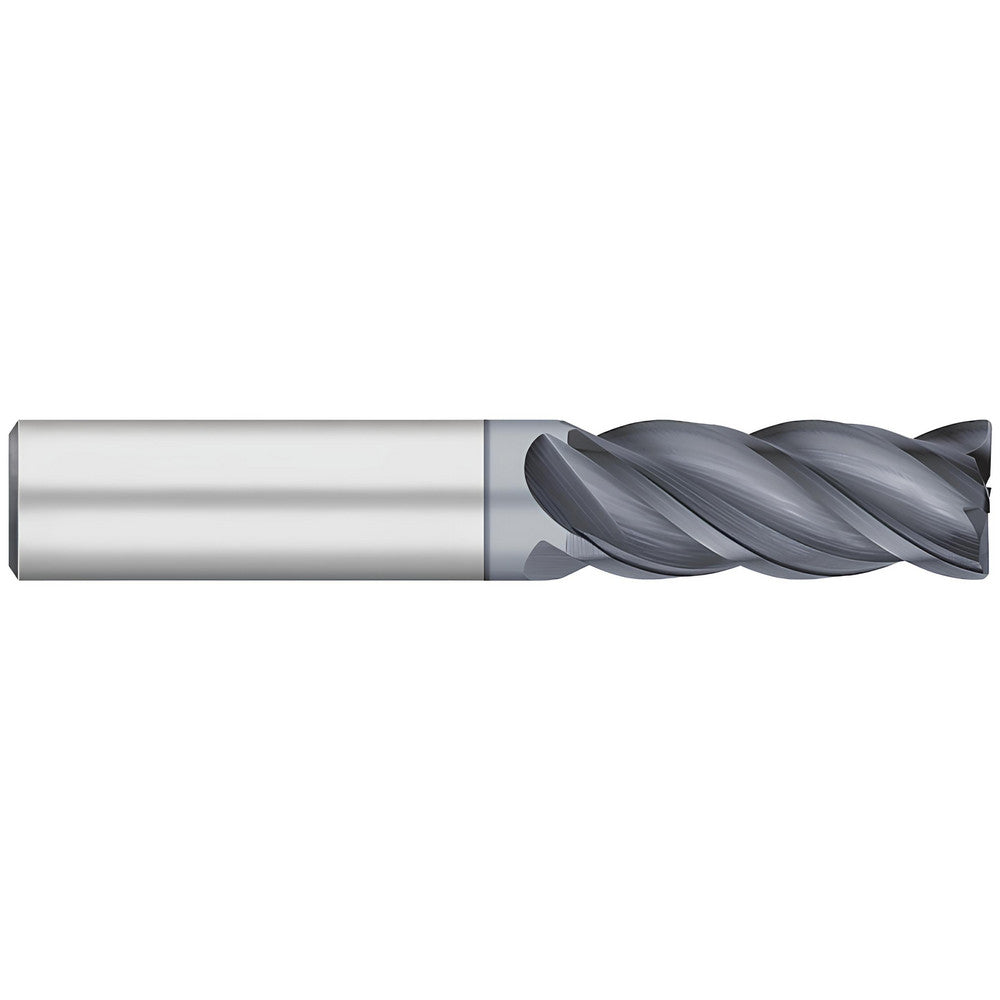 Titan USA TC22638 Corner Radius End Mill 1/4" Dia, 3/4" LOC, 0.03" Radius, 4 Flutes, Solid Carbide