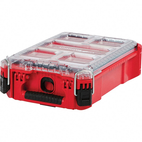 Milwaukee Tool 48-22-8435 PACKOUT 11 Compartment Red Small Parts Low-Profile Organizer