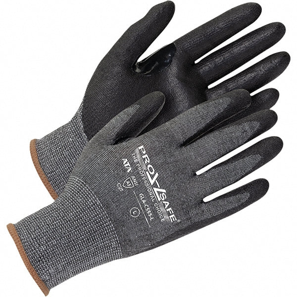 PRO-SAFE GLA-C555-L Cut-Resistant Gloves PRO-SAFE Size Large, ANSI Cut A5, Micro-Foam Nitrile, ATA & HPPE