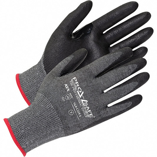 PRO-SAFE GLA-C555-S Cut-Resistant Gloves PRO-SAFE Size Small, ANSI Cut A5, Micro-Foam Nitrile, ATA & HPPE